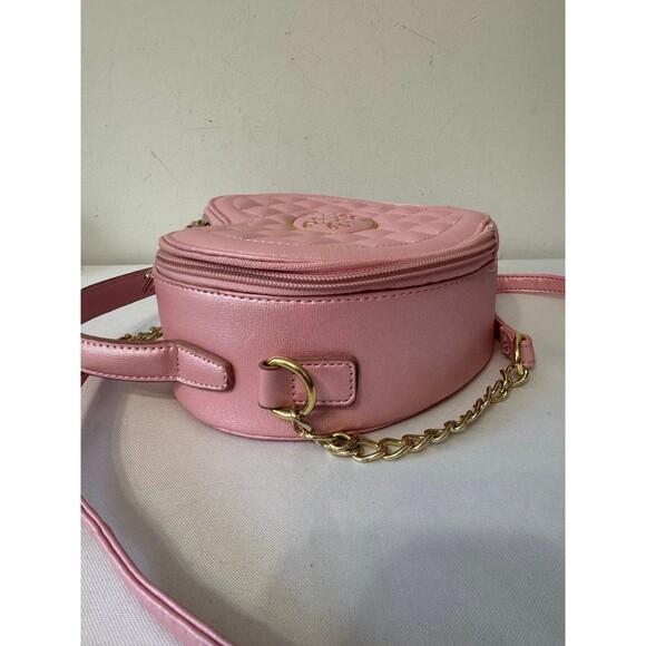 POLLY POCKET PINK QUILTED HEART CROSSBODY BAG nwot - Picture 8 of 9